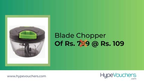 3 Stainless Steel Blade Chopper @ Rs 109 Worth Rs 799